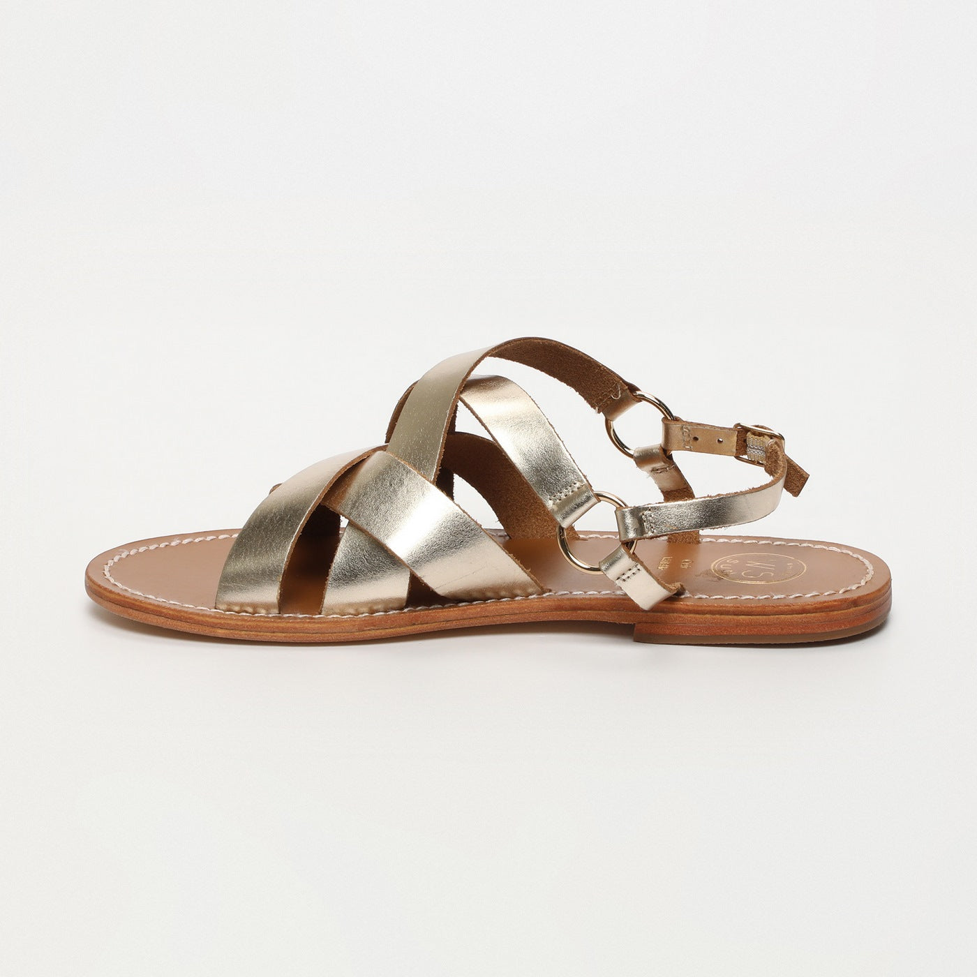 White Sun - Sandalias Ella - Gold Buff - Dorado