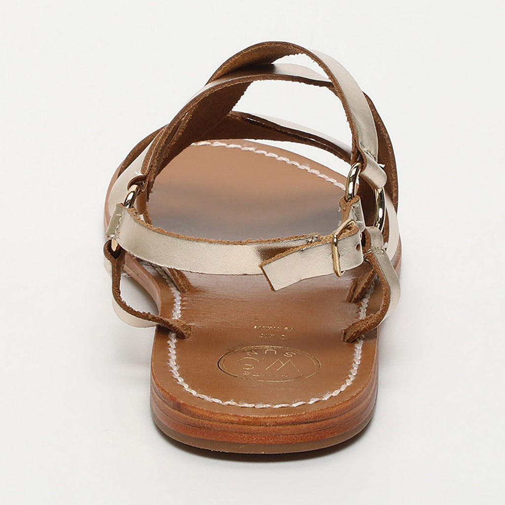 White Sun - Sandalias Ella - Gold Buff - Dorado