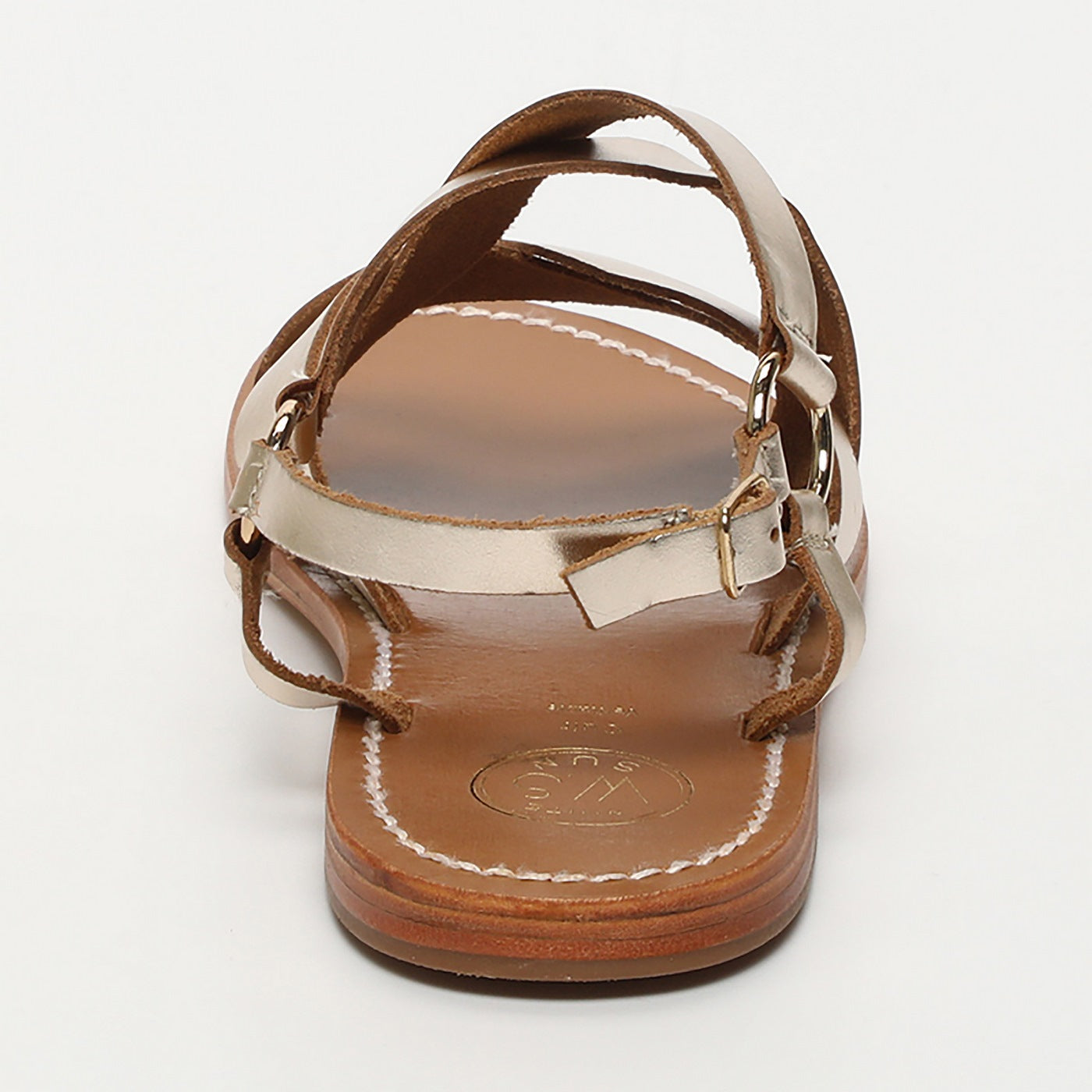White Sun - Sandalias Ella - Gold Buff - Dorado