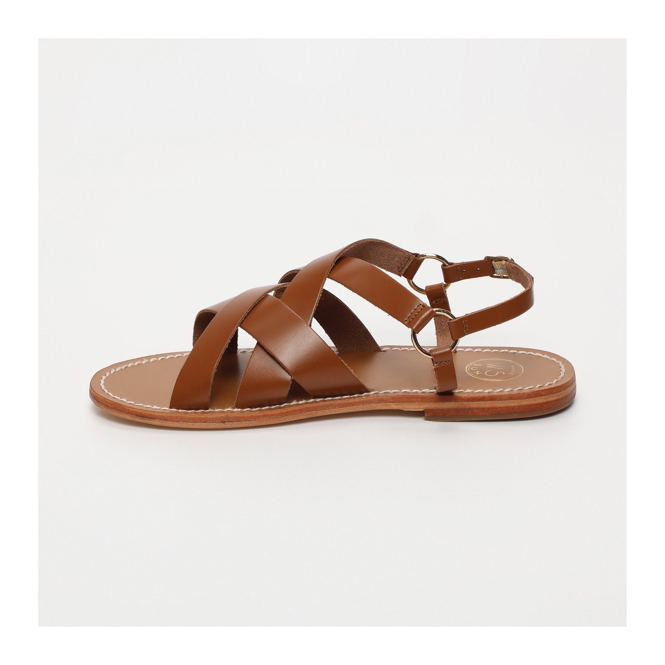 White Sun - Sandalias Ella - Camel Buff - Camel