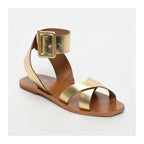 Sol Blanco - Sandalias Sofia Oro Oscuro