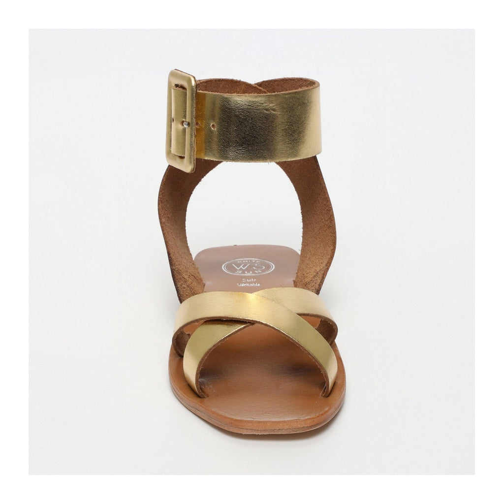 Sol Blanco - Sandalias Sofia Oro Oscuro