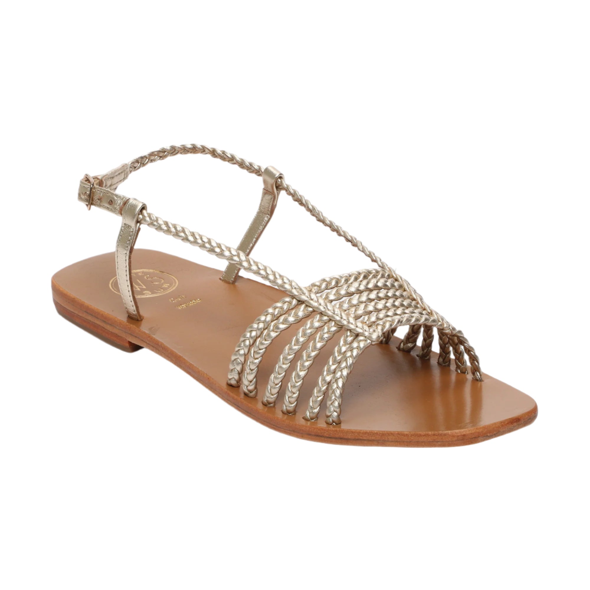 White Sun - Sandales Mila - Platinium Metallic Nappa - Platinium