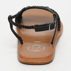White Sun - Sandales Mila - Black Sheep Nappa - Black