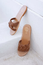 White Sun - Mules Ellie - Camel Sheep Nappa - Camel