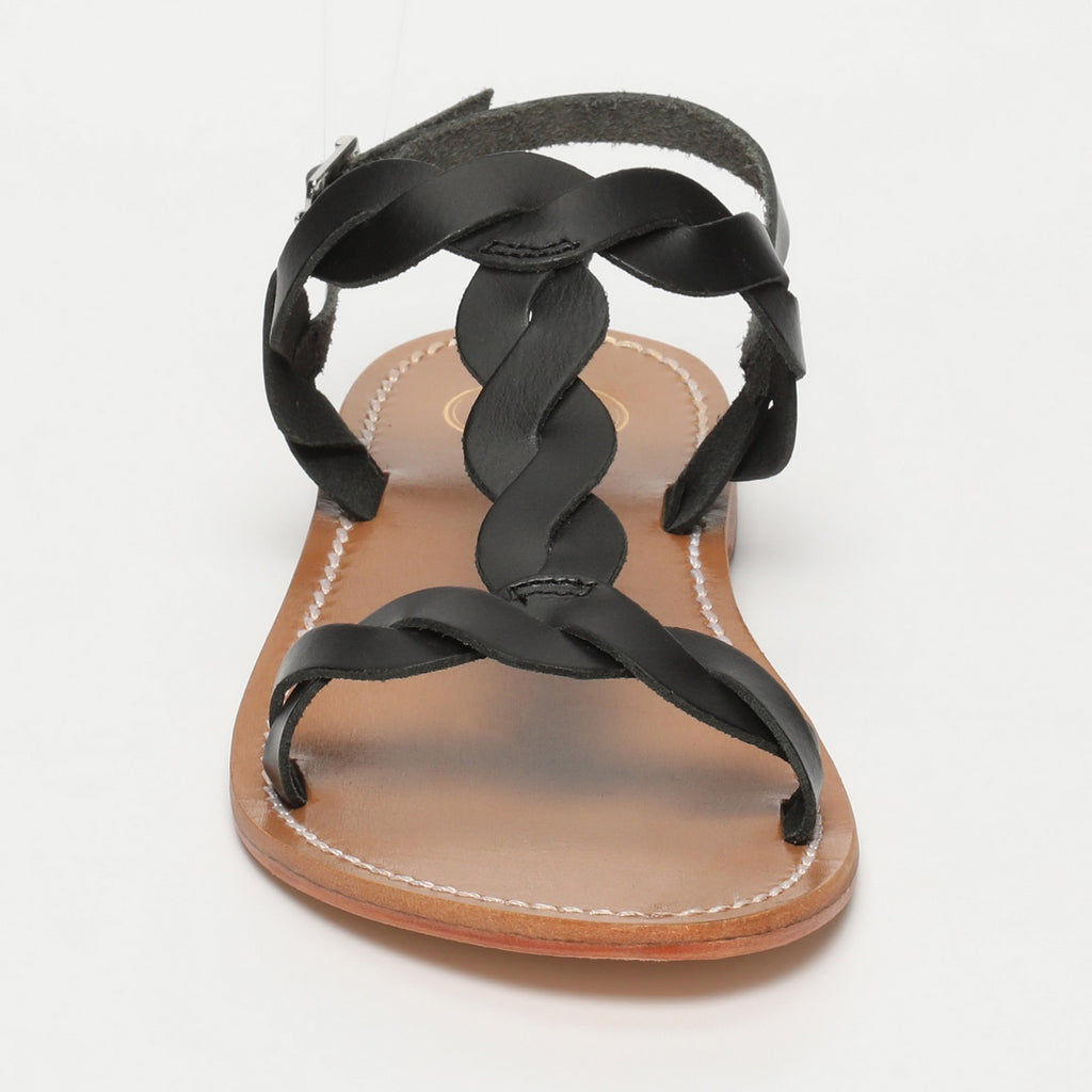 White Sun - Sandales Burke - Black Buff - Black