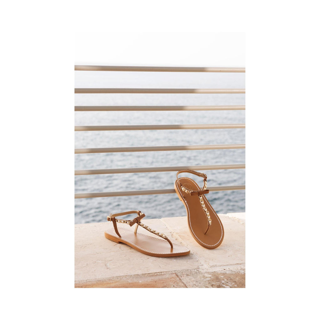 White Sun - Sandales Herlin - Marron Goat Leather - Marron