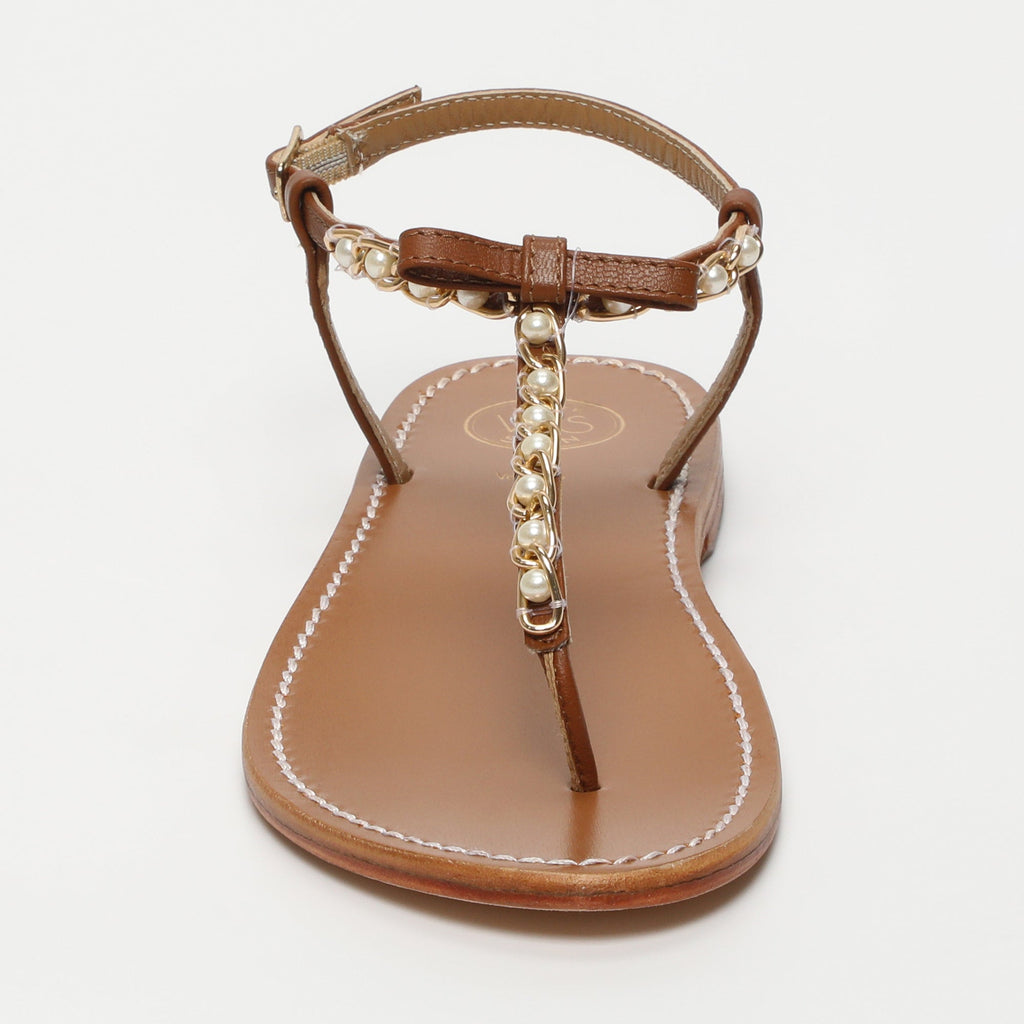 White Sun - Sandales Herlin - Marron Goat Leather - Marron