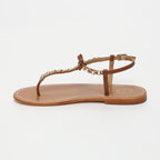 White Sun - Sandales Herlin - Marron Goat Leather - Marron