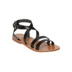 White Sun - Sandalias Lesia - Black Buff - Black