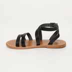 White Sun - Sandalias Lesia - Black Buff - Black