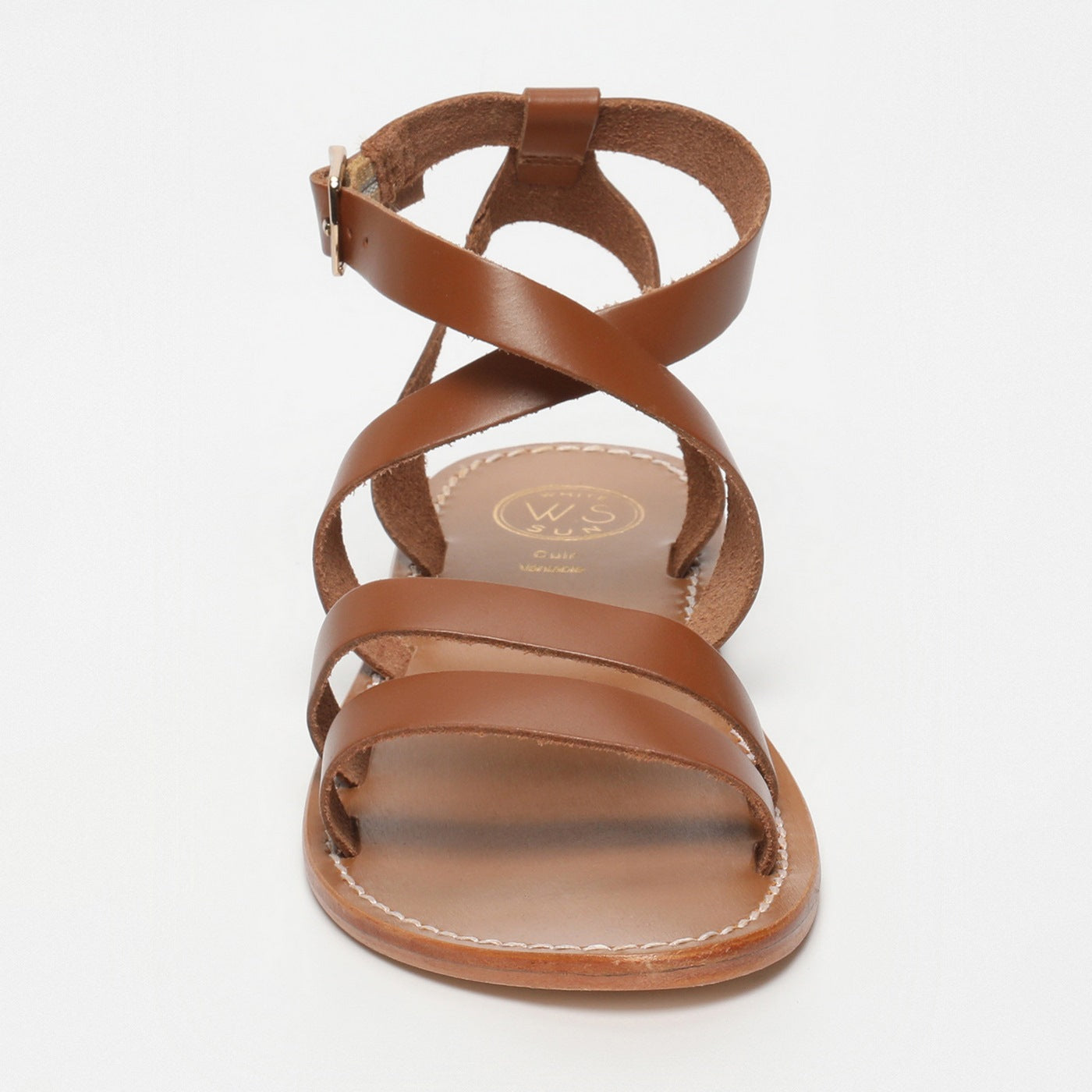 White Sun - Sandales Lesia - Camel Buff - Camel