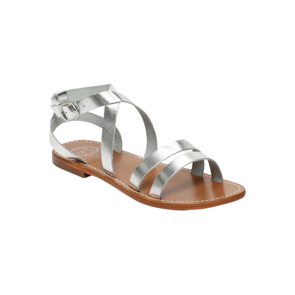 White Sun - Sandalias Lesia - Buff plateado - Plateado