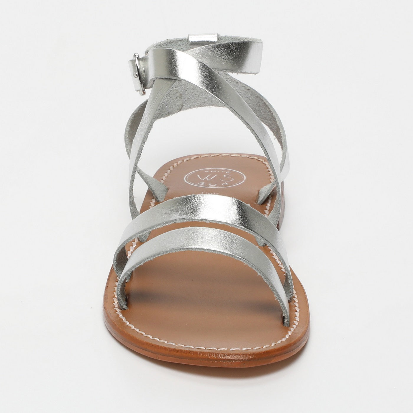 White Sun - Sandalias Lesia - Buff plateado - Plateado