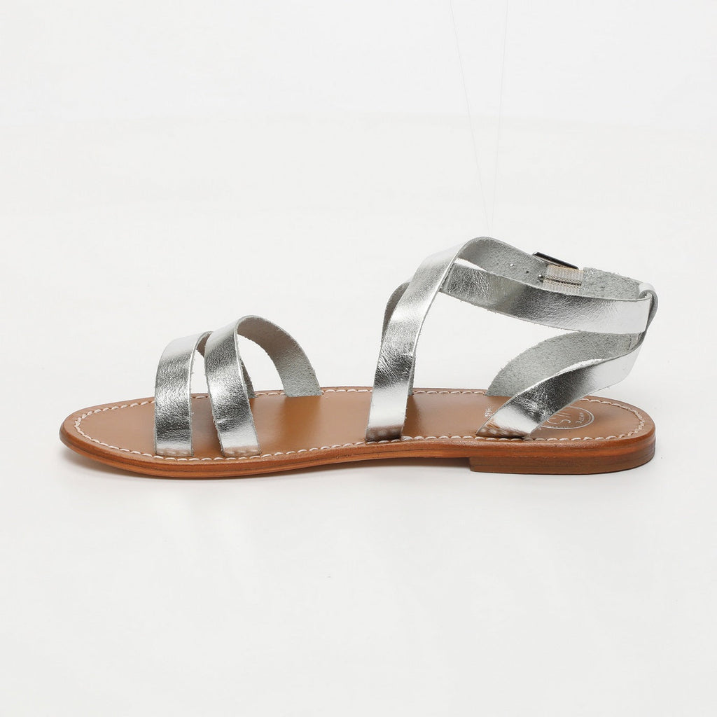 White Sun - Sandalias Lesia - Buff plateado - Plateado