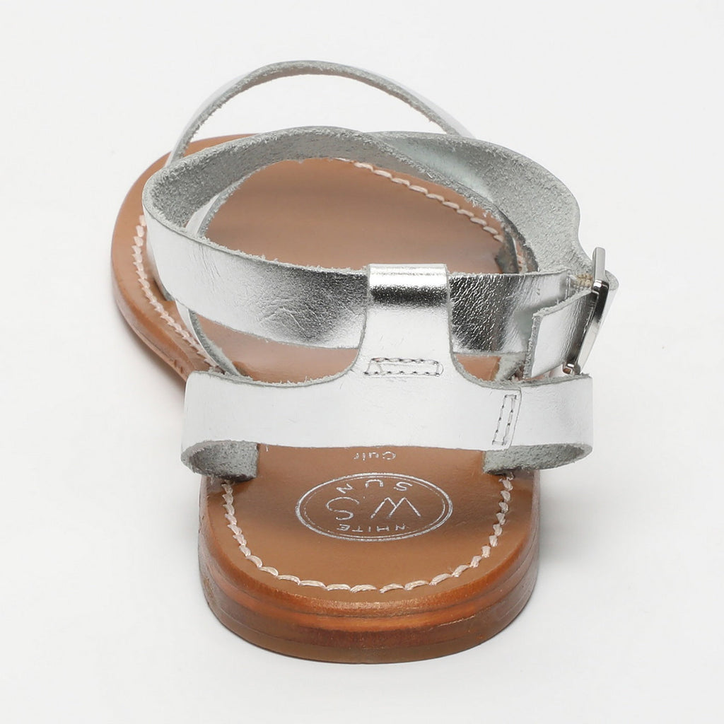 White Sun - Sandalias Lesia - Buff plateado - Plateado