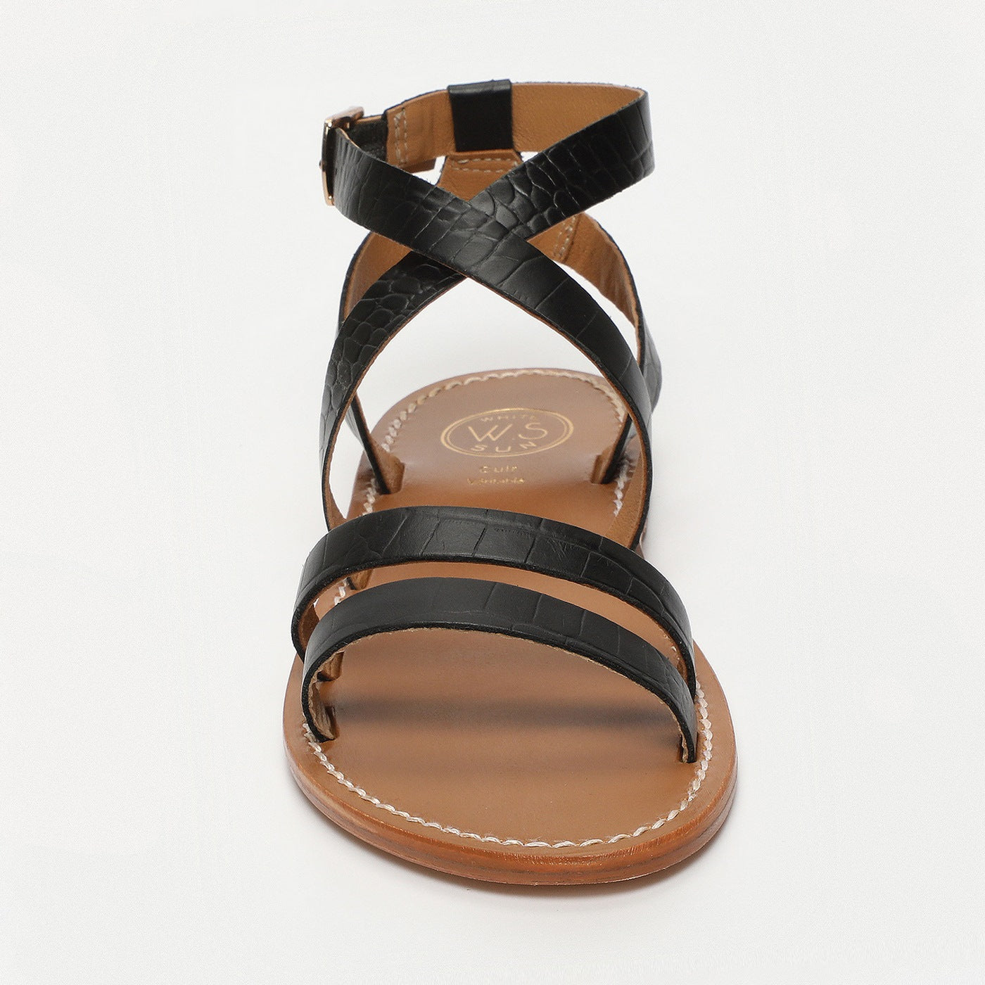 Sandales Lesia - Black Croco