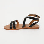 Sandales Lesia - Black Croco