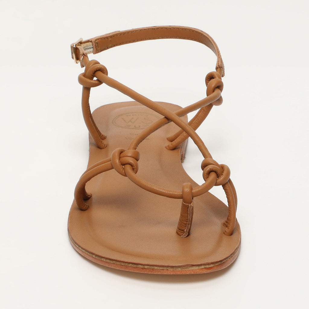 White Sun - Alimer Flat Sandals - Light Tan