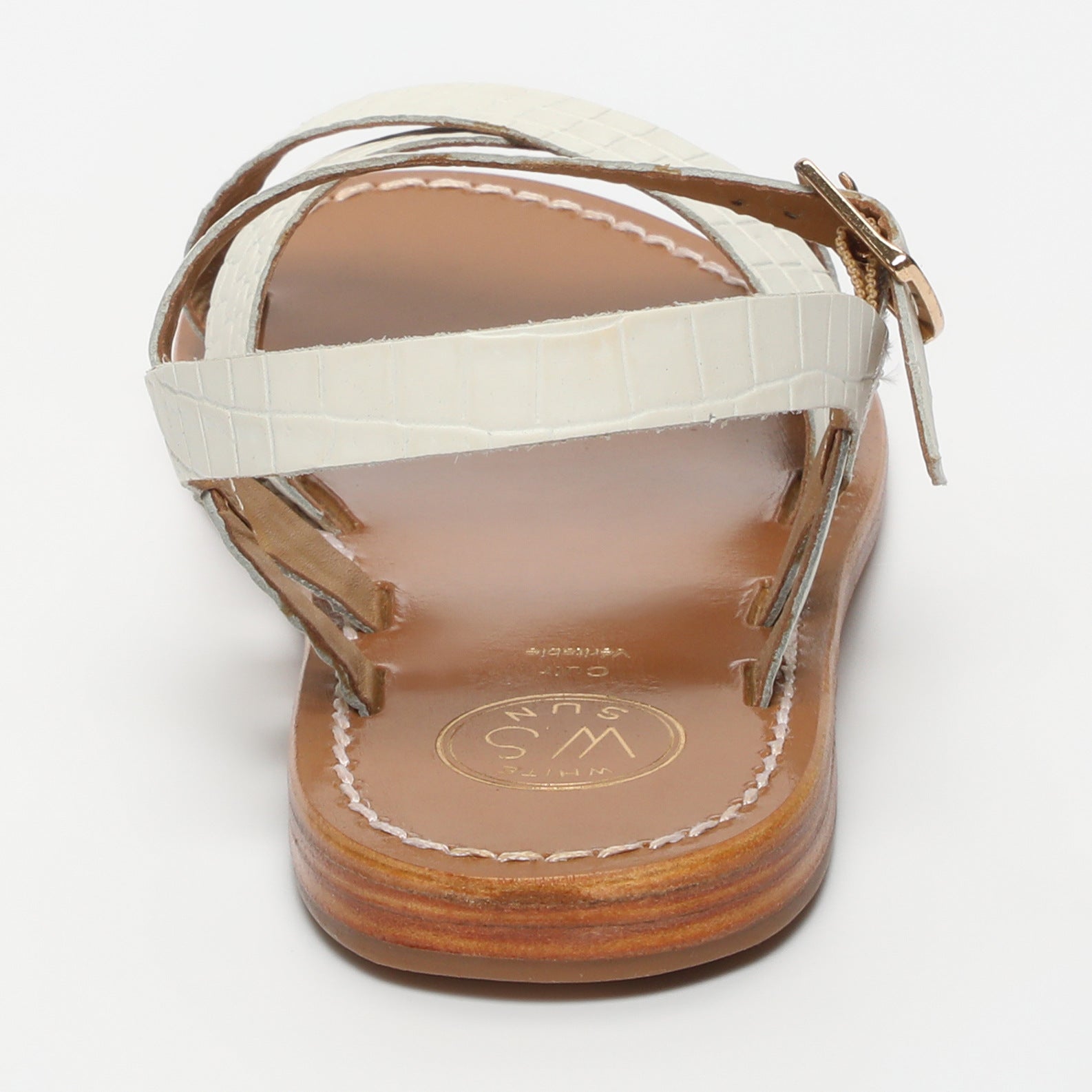 Sandales Eneya - White Croco