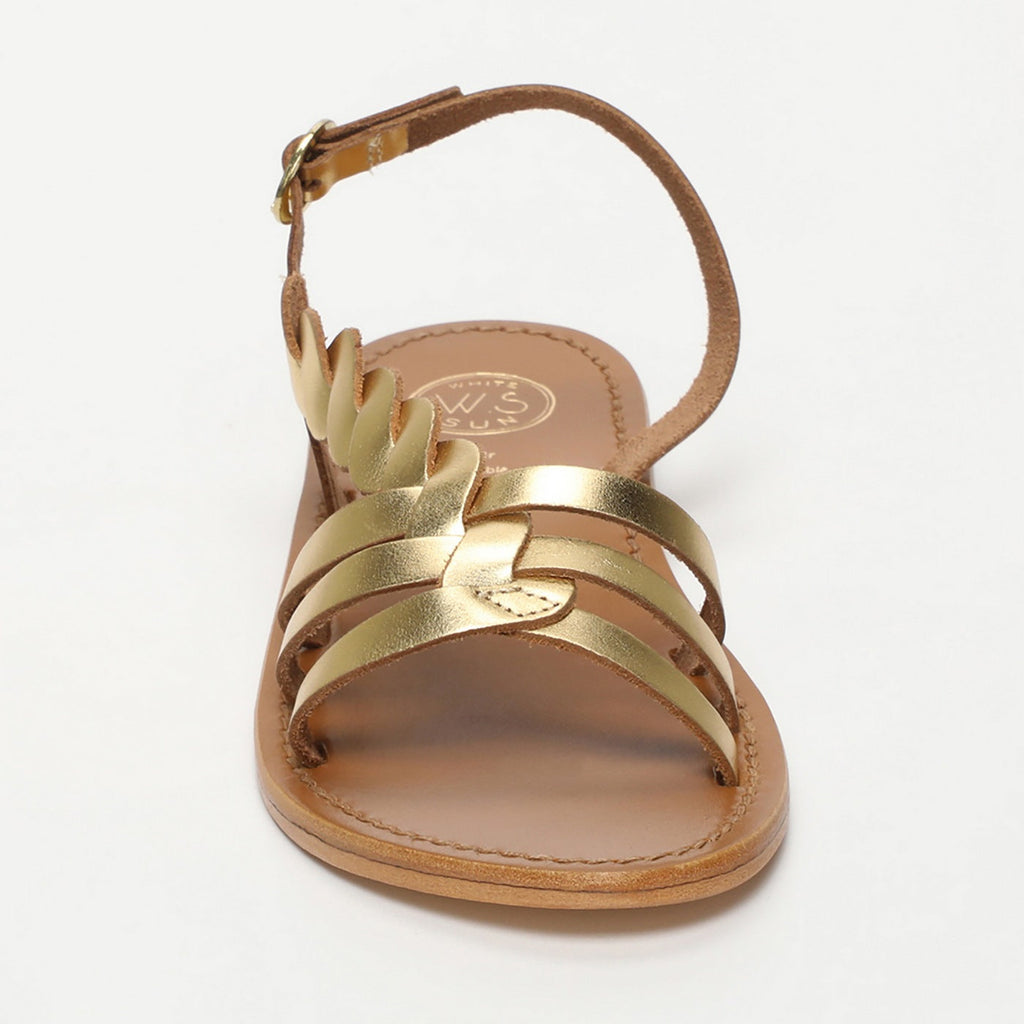 White Sun - Sandales Satyre - Dark Gold Buff - Dark Gold