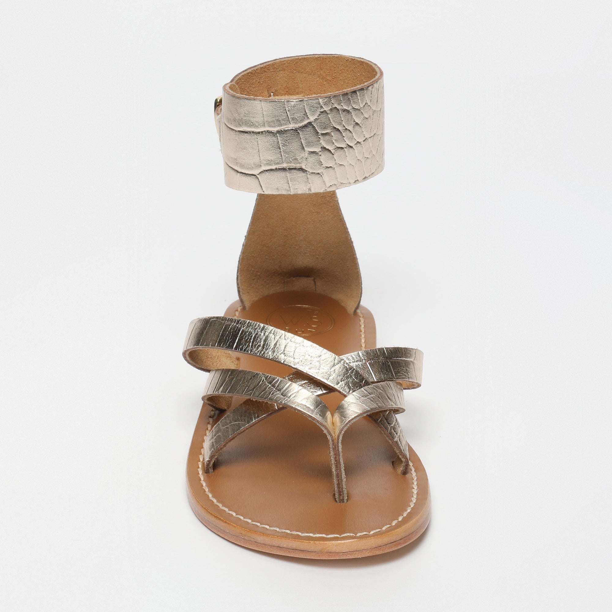 Sandales Manoa - Light Gold Croco