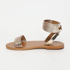 White Sun - Sandales Angeline - Gold Goat Leather - Doré