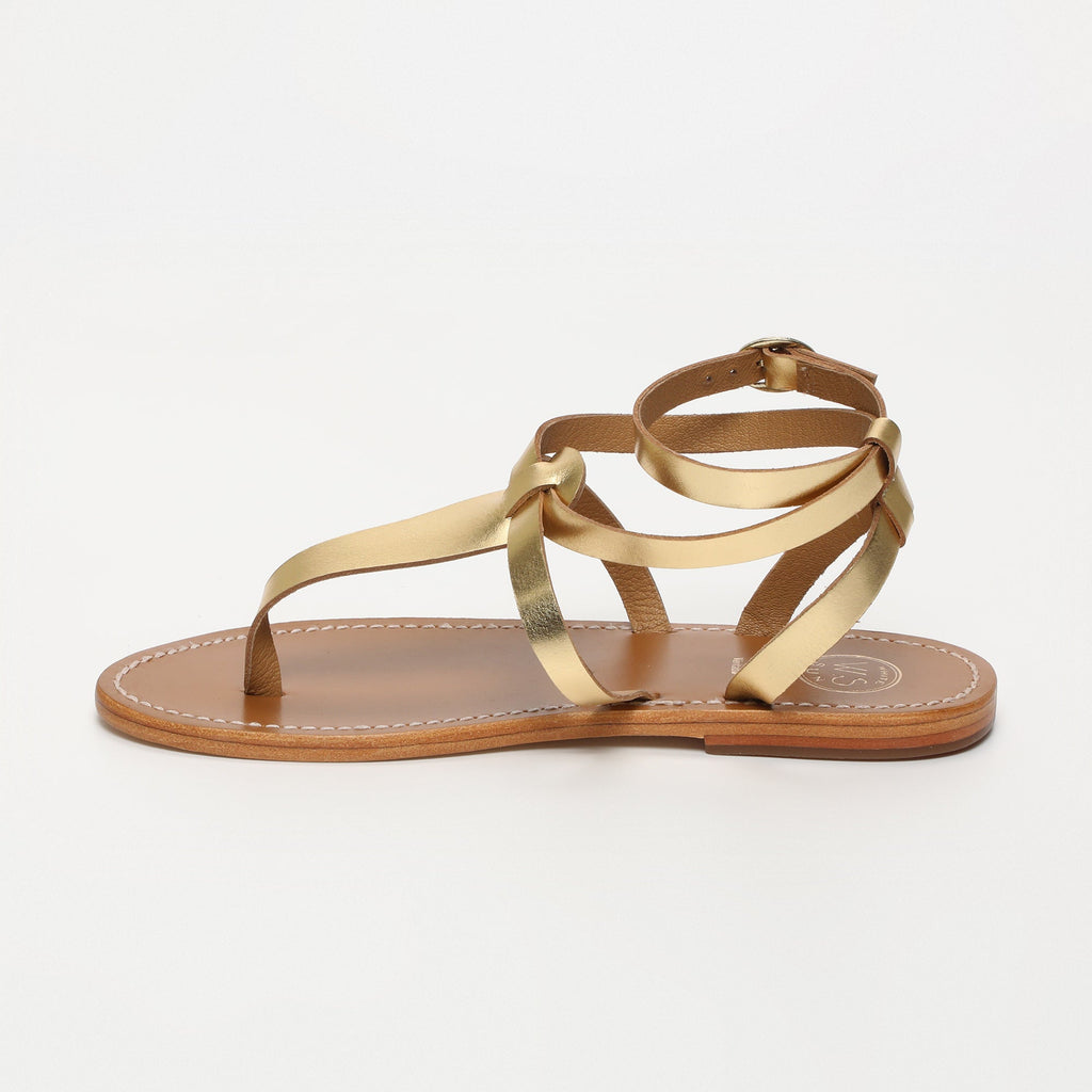 White Sun - Sandales Esther - Dark Gold Buff - Dark Gold