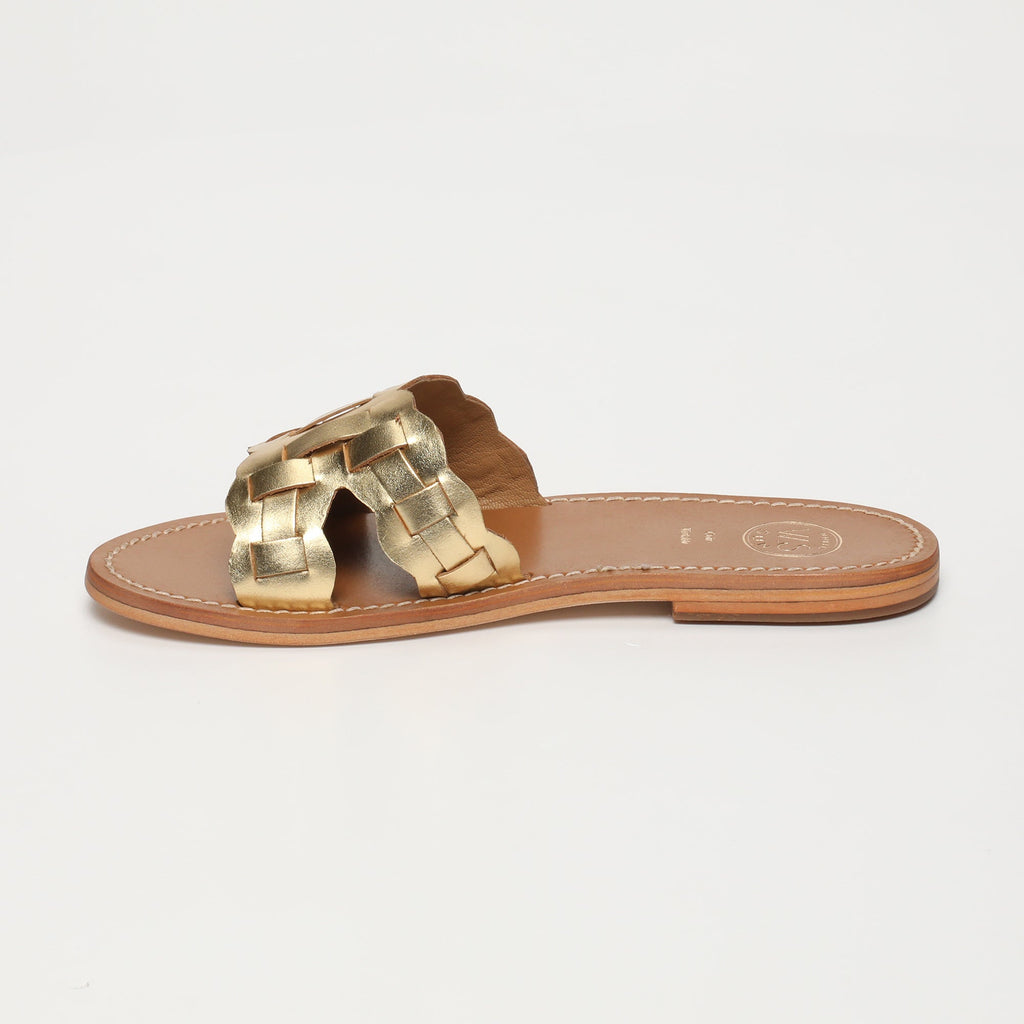 White Sun - Mules Arezu - Dark Gold Buff - Dorado