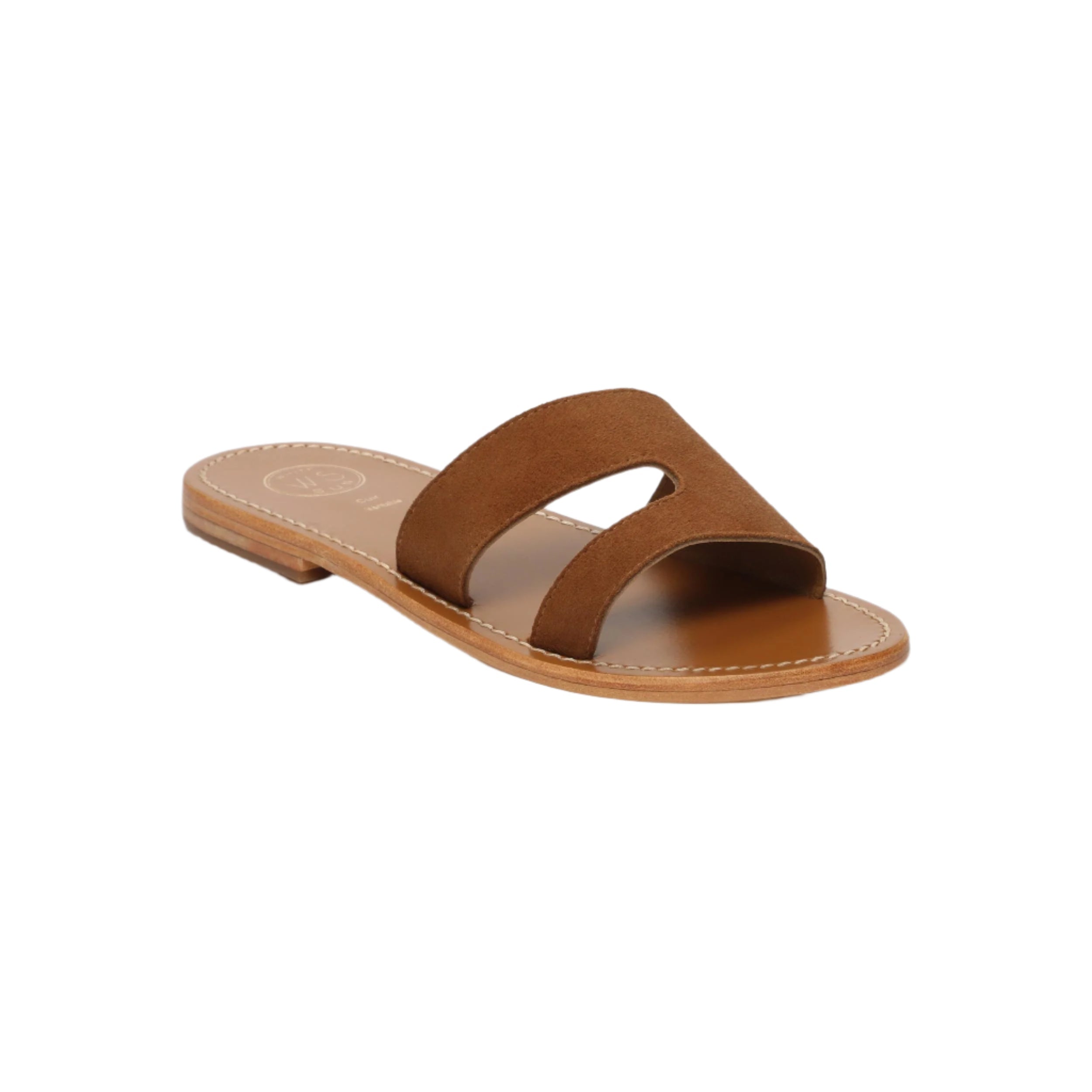White Sun - Mules Therese - Camel Goat Suede - Camel