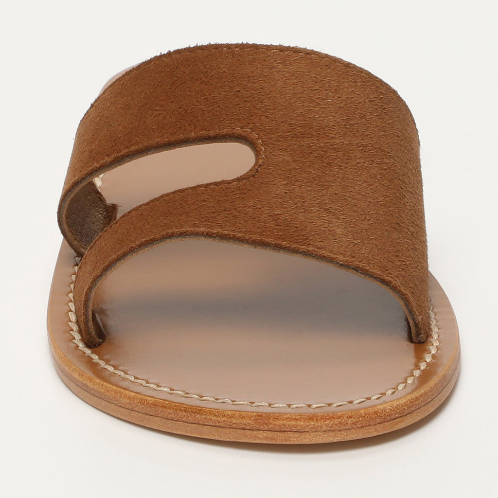 White Sun - Mules Therese - Camel Goat Suede - Camel