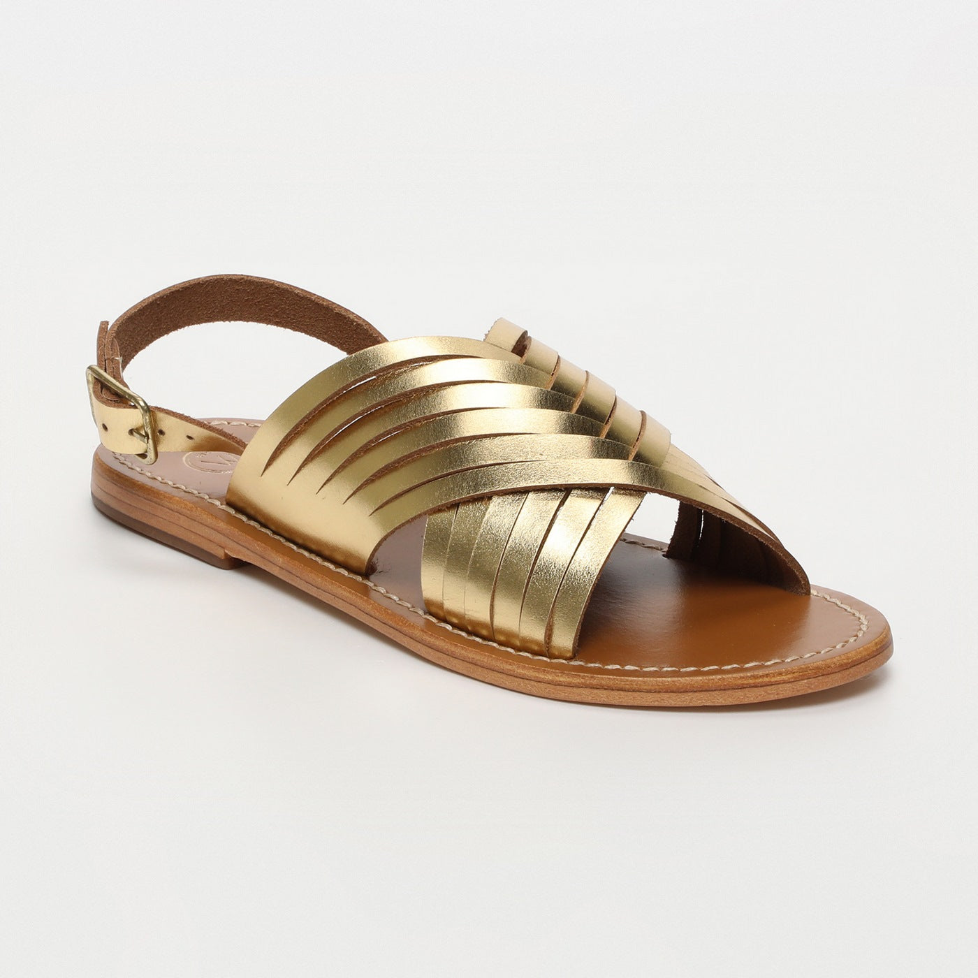 White Sun - Sandalias Trinity - Dark Gold Buff - Dark Gold