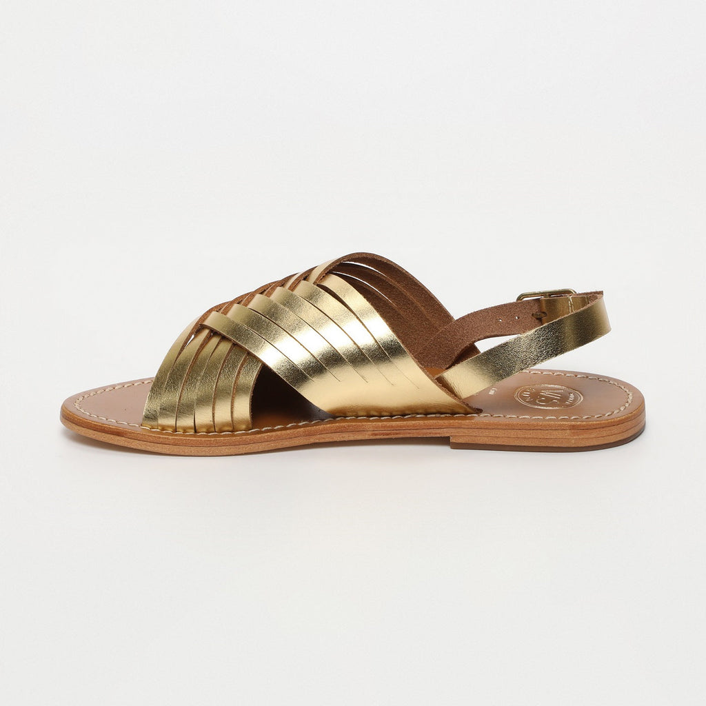 White Sun - Sandalias Trinity - Dark Gold Buff - Dark Gold