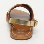 White Sun - Sandalias Trinity - Dark Gold Buff - Dark Gold