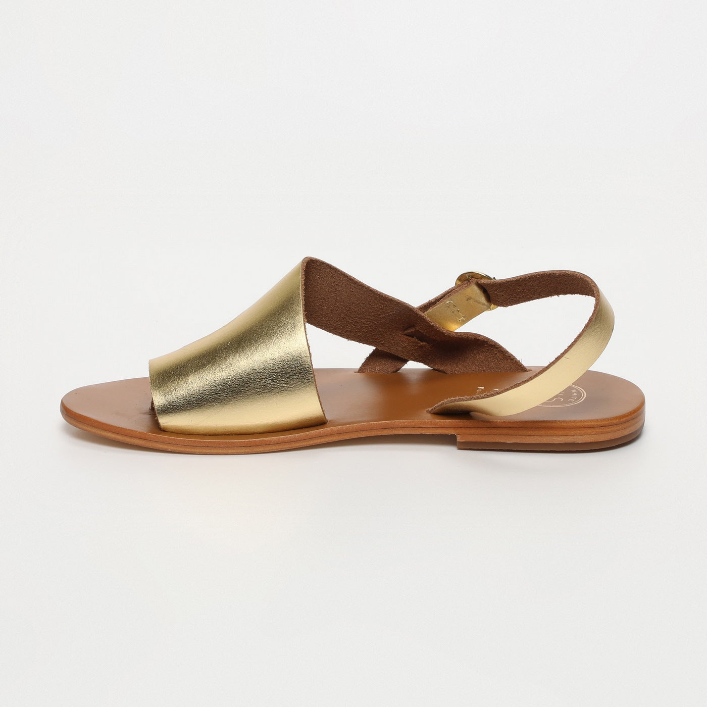 White Sun - Sandales Teyana - Dark Gold Buff - Doré
