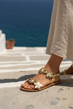 Mules Babita - Dark Gold