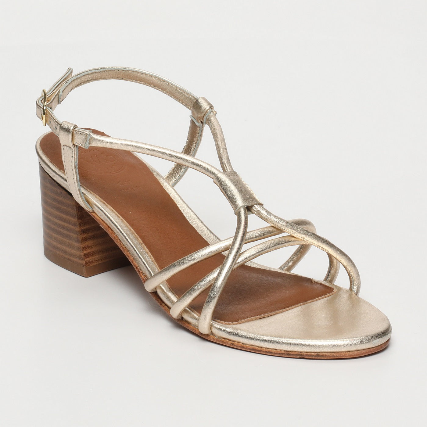 White Sun - Sandales A Talons Darshana - Platinium