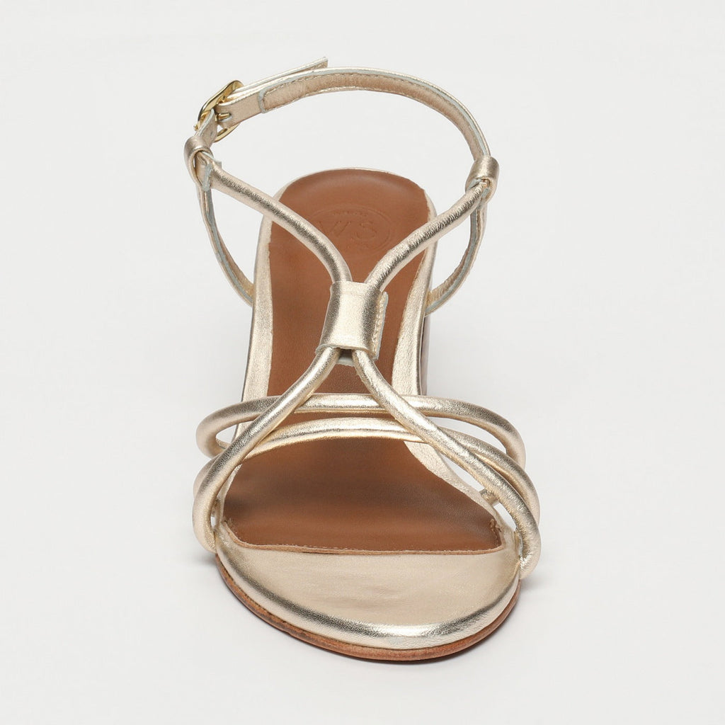 White Sun - Sandales A Talons Darshana - Platinium