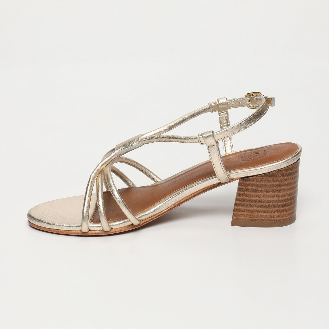 White Sun - Sandales A Talons Darshana - Platinium