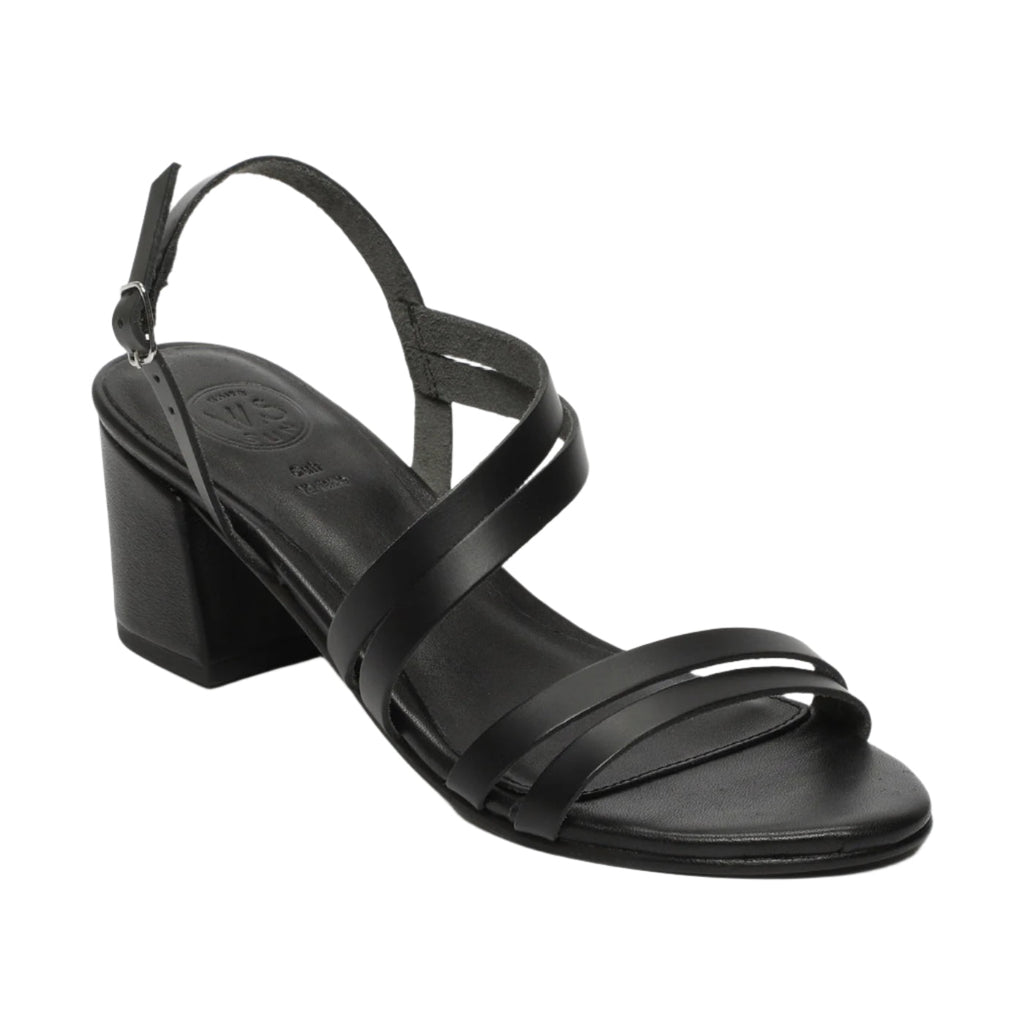 White Sun - Sandalias de tacón Kachi - Black Buff - Negro