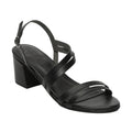 White Sun - Sandalias de tacón Kachi - Black Buff - Negro