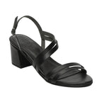 White Sun - Sandalias de tacón Kachi - Black Buff - Negro