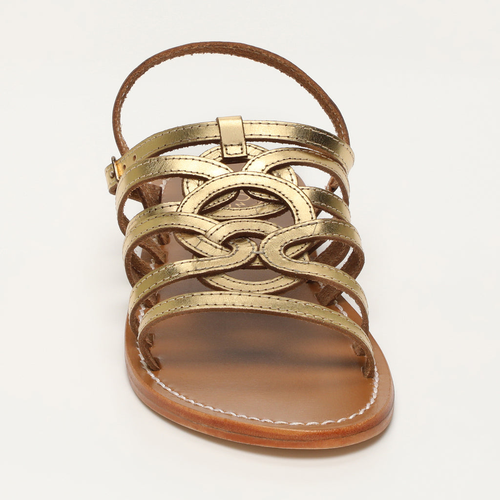 Sandales Henna - Dark Gold