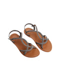 White Sun - Sandalias Juno - Snuffed Buff Grey (Trenza 3B) - Gris