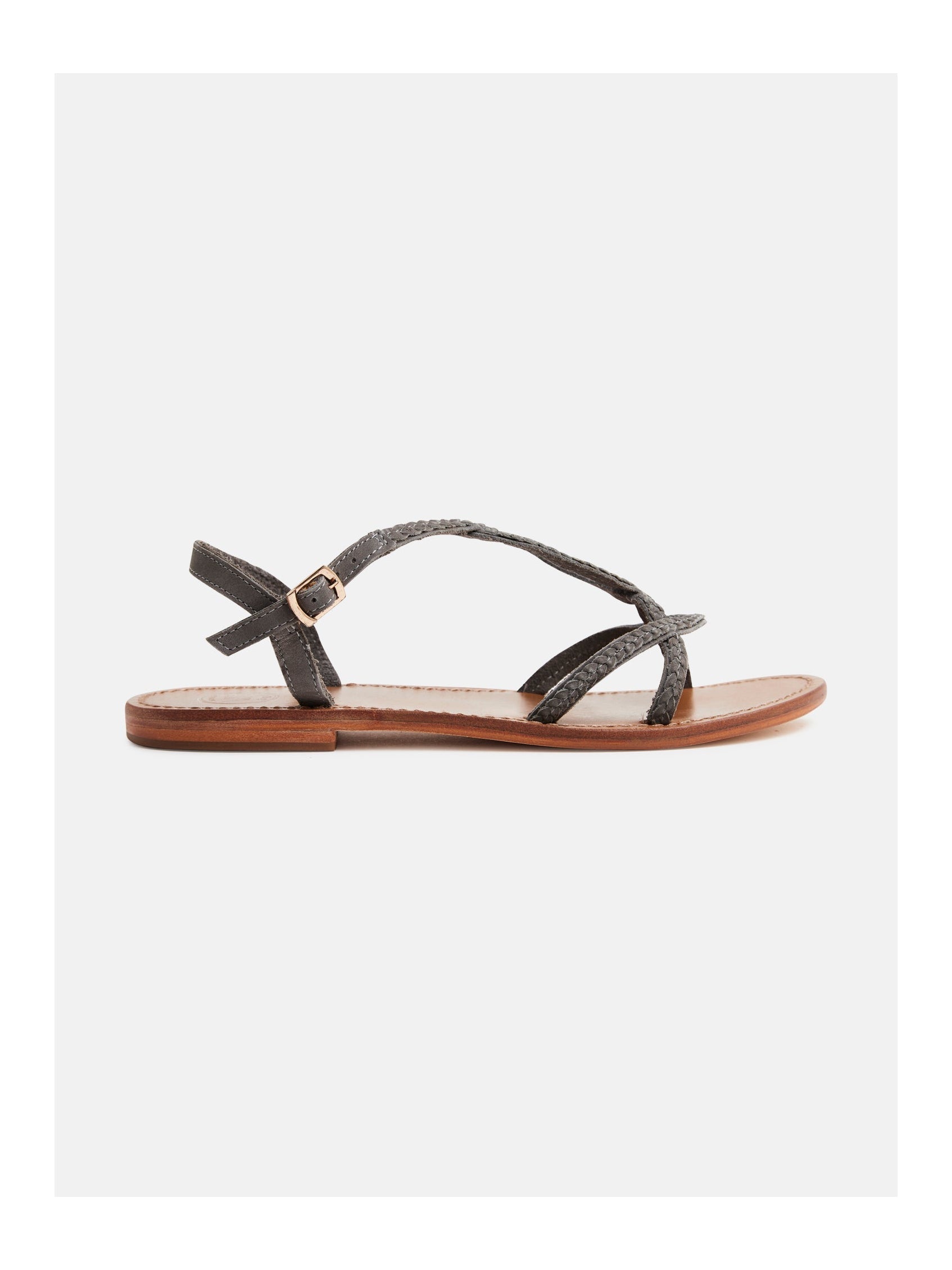 White Sun - Sandalias Juno - Snuffed Buff Grey (Trenza 3B) - Gris