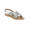 White Sun - Sandales Baishakh - Silver Goat Leather - Silver