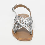 White Sun - Sandales Baishakh - Silver Goat Leather - Silver