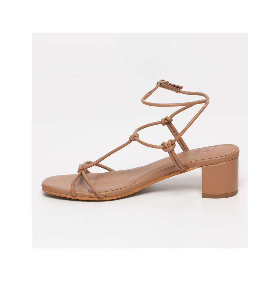 Sandales À Talons Aquene - Light Camel