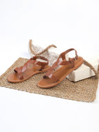 White Sun - Sandales Andorra - Camel Buff - Camel