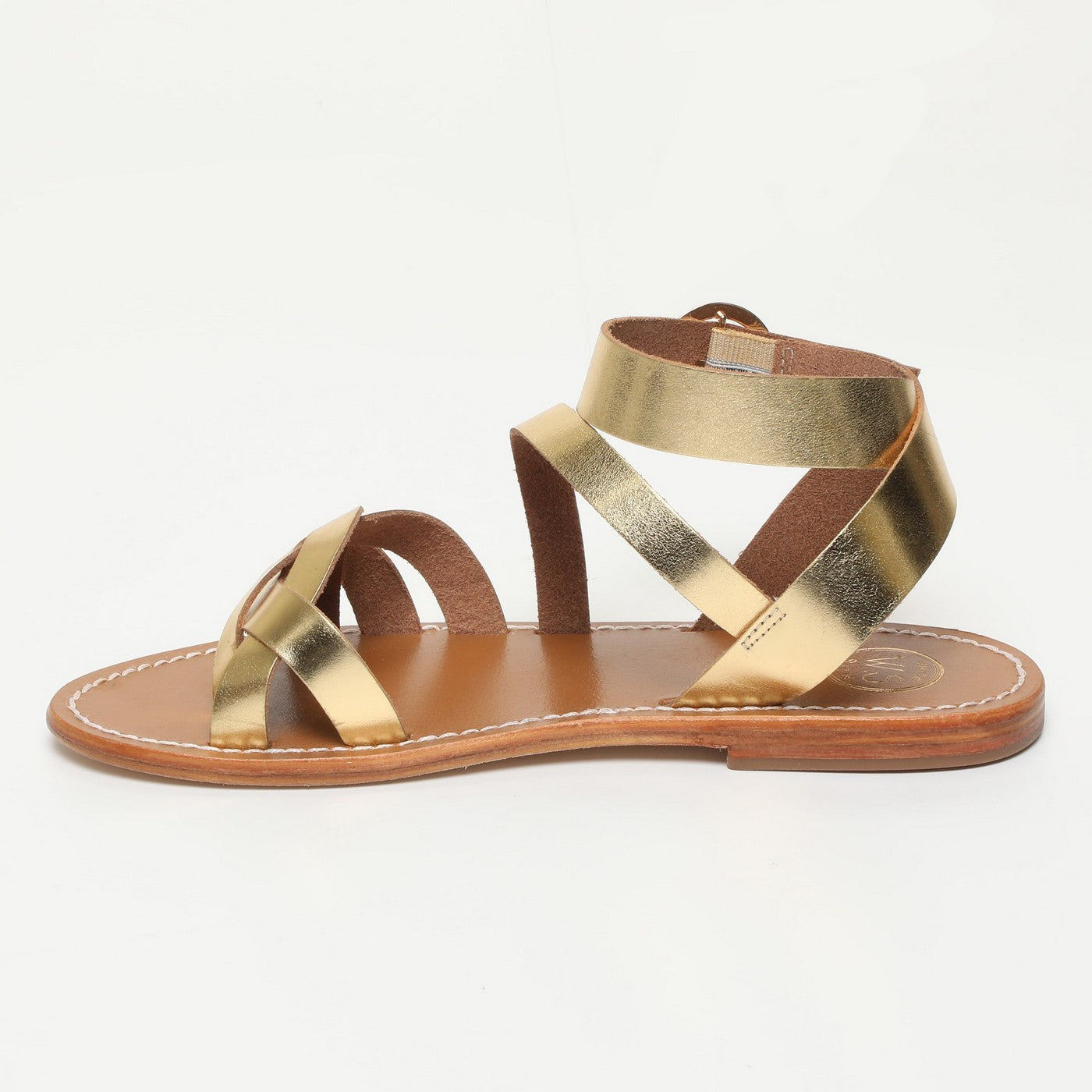 White Sun - Sandalias Motilla - Dark Gold - Mujer